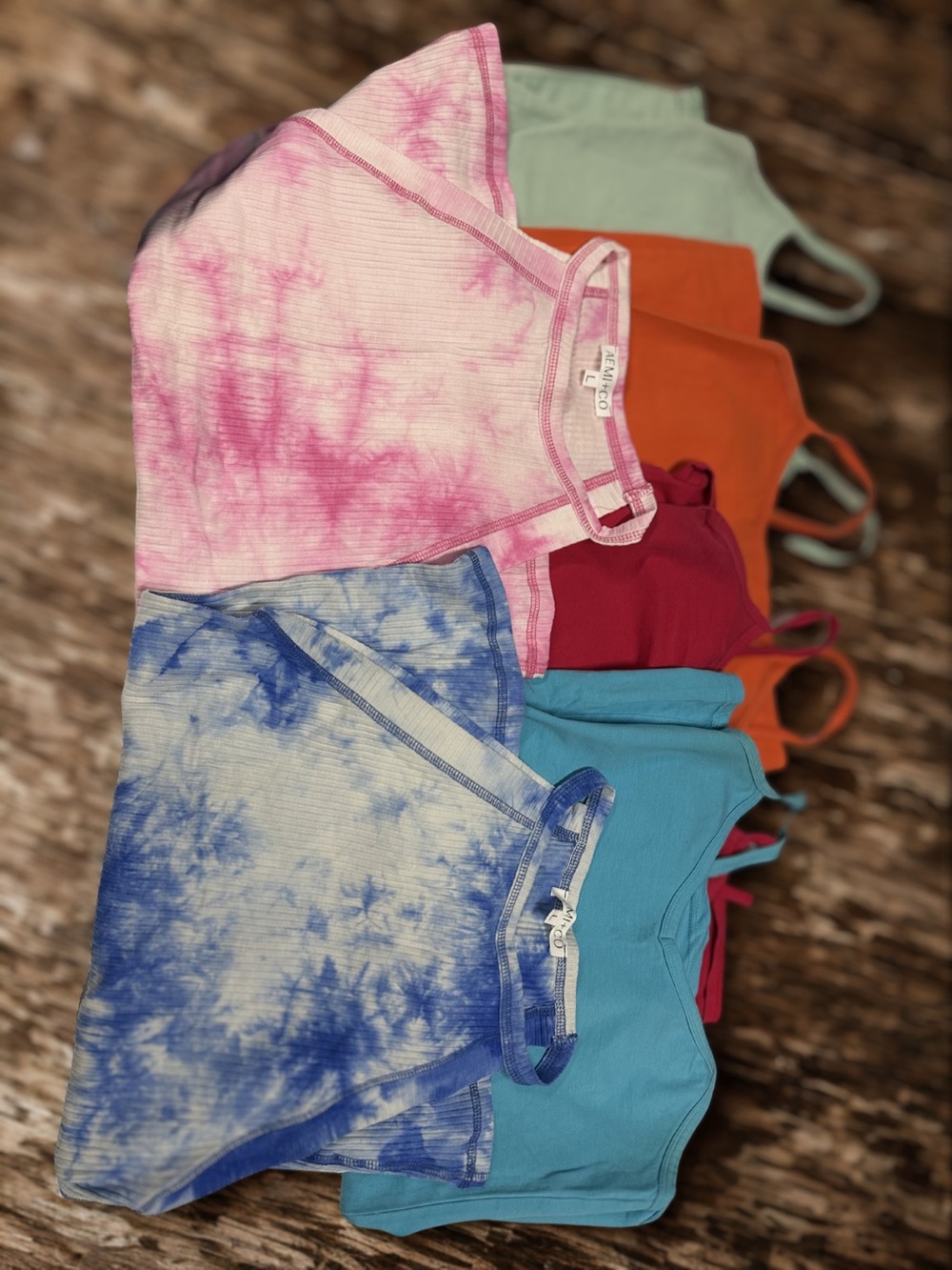 BKE and Aemi + Co. Women’s Tank Tops - Pink, Blue, Teal, Red, Orange, Mint